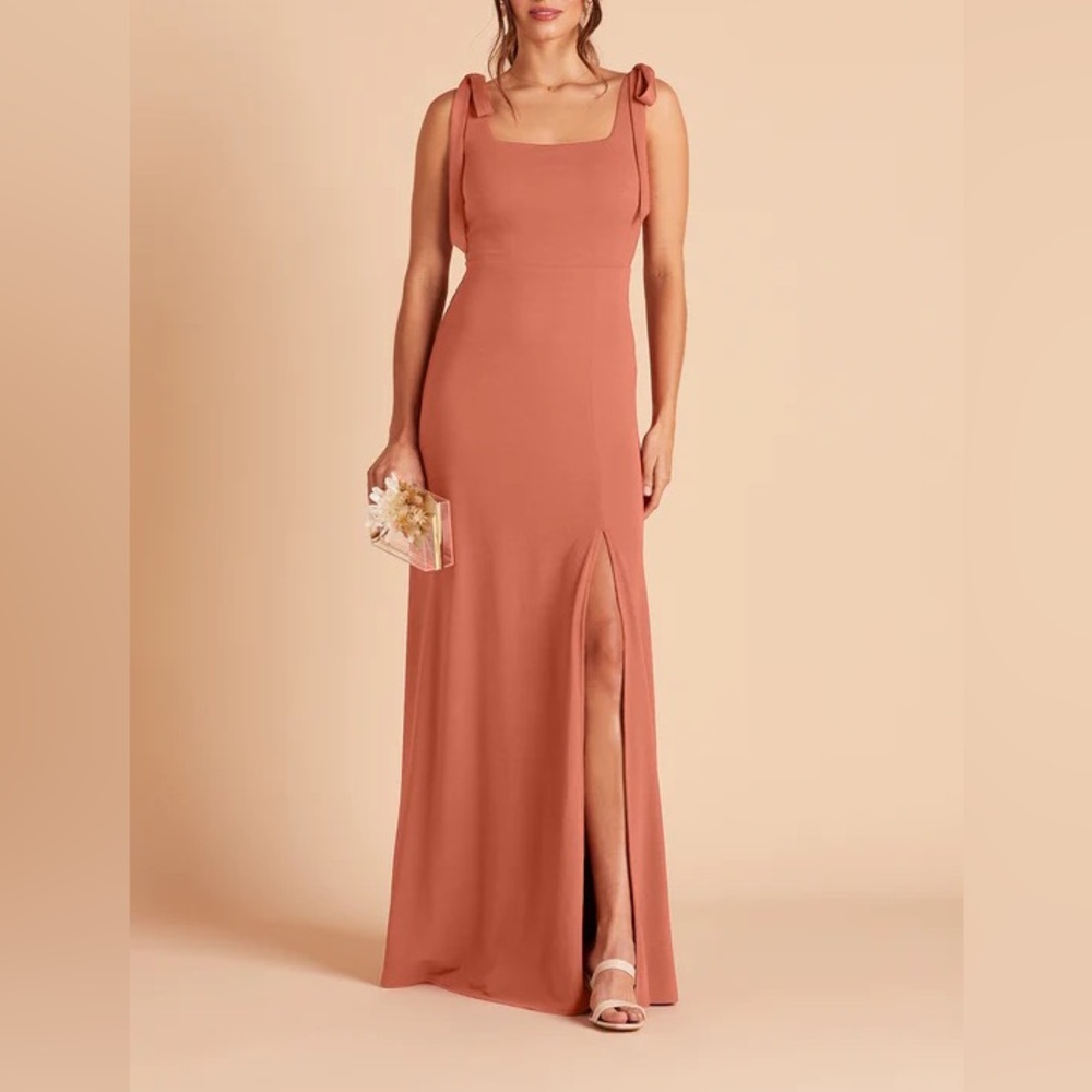 BIRDY GREY ALEX CONVERTIBLE DRESS: CREPE TERRACOTTA | SZ XS